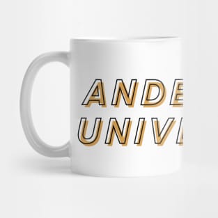 Anderson University Sticker Mug